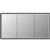 Madeli ILLUSION Lighted Mirror Cabinet 72" x 36" - Recessed Mount - Satin Brass Frame - MC-IL7236D-RM-04-000-SB