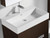 Madeli  XTU1845-20-100-WH 18"D-TROUGH 20"W SOLID SURFACE SINK. GLOSSY WHITE