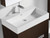 Madeli  XTU1845-24-110-WH 18"D-TROUGH 24"W SOLID SURFACE SINK. GLOSSY WHITE