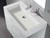 Madeli 30 Inch W x 18 Inch D Solid Surface Trough Sink & Countertop - Glossy White - XTU1845-30-110-WH