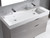 Madeli  XTU1845-48-200-WH 18"D-TROUGH 48"W SOLID SURFACE SINK. GLOSSY WHITE. 2-BOWLS