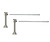 Mountain Plumbing Lavatory Supply Kit - Brass Cross Handle with 1/4 Turn Ball Valve - Angle Sweat, No Trap - Satin Gold - MT6123X-NL/SG