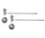 Mountain Plumbing Lavatory Supply Kit - Contemporary Lever Handle with 1/4 Turn Ceramic Disc Cartridge Valve - Angle, No Trap - Antique Copper - MT5930L-NL/ACP