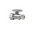 Mountain Plumbing  MT410-NL/PEW Brass Oval Handle with 1/4 Turn Ball Valve - Lead Free - Straight (1/2" Compression) - Pewter