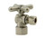 Mountain Plumbing  MT616-NL/ULB Brass Cross Handle with 1/4 Turn Ball Valve - Lead Free - Angle (1/2" Female IPS) - Unlacquered Brass