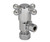 Mountain Plumbing Brass Cross Handle with 1/4 Turn Ceramic Disc Cartridge Valve - Lead Free - Angle (1/2" Compression) - Weathered Copper - MT4003X-NL/WCP