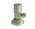 Mountain Plumbing Contemporary Round Handle with 1/4 Turn Ceramic Disc Cartridge Valve - Lead Free - Angle (1/2" Compression) - Satin Gold - MT6004-NL/SG