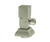 Mountain Plumbing  MT5004-NL/PEW Contemporary Square Handle with 1/4 Turn Ceramic Disc Cartridge Valve - Lead Free - Angle (1/2" Compression) - Pewter