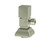 Mountain Plumbing Contemporary Square Handle with 1/4 Turn Ceramic Disc Cartridge Valve - Lead Free - Angle (1/2" Compression) - Pewter - MT5004-NL/PEW