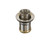 Mountain Plumbing  MT710/BRS 2-1/2" Brass Bar/Prep Strainer with Lift-Out Basket - Brushed Stainless