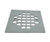 Mountain Plumbing  MT246/MB 4-1/4" Square Shower Grid - Matte Black