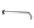 Mountain Plumbing Curved Square Wall Rain Shower Arm (12") - Matte Black - MT23/MB