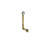 Mountain Plumbing Soft Toe Touch Style Bath Waste & Overflow Drain (Brass Body) - For Center Drain Tubs - Polar White - BDWUNV45/PW