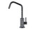 Mountain Plumbing  MT1823-NL/MB Cold Water Dispenser Faucet with Contemporary Round Body & Handle (120° Spout) - Matte Black