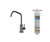 Mountain Plumbing Cold Water Dispenser Faucet with Contemporary Round Body & Handle (120° Spout) & Mountain Pure® Water Filtration System - PVD Polished Nickel