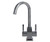 Mountain Plumbing  MT1881-NL/BRS Hot & Cold Water Faucet with Contemporary Square Body - Brushed Stainless