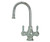 Mountain Plumbing  MT1851-NL/ACP Hot & Cold Water Faucet with Traditional Curved Body & Curved Handles - Antique Copper