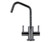 Mountain Plumbing Mini Hot & Cold Faucet w/ Duet & Knurled Accent - Chrome - MT1821-NLDK/CPB