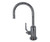 Mountain Plumbing  MT1840-NLIH/MB Hot Water Faucet with Contemporary Round Body & Industrial Lever Handle - Matte Black