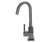 Mountain Plumbing  MT1880-NL/BL Hot Water Faucet with Contemporary Square Body - Black