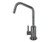 Mountain Plumbing Mini Hot Water Faucet w/ Angled Spout, Duet/Knurl Accent - PVD Polished Nickel - MT1820-NLDK/PVDPN