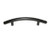 Top Knobs M535 BLK Nouveau Curved Bar Door Pull 3 3/4" (c-c) - Flat Black