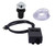 Mountain Plumbing  MT957R/PVDBB Round Deluxe Raised Waste Disposer Air Switch with Freedom Mount - PVD Brushed Bronze