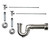 Mountain Plumbing Lavatory Supply Kit - Brass Oval Handle with 1/4 Turn Ball Valve - Angle, Massachusetts P-Trap - Antique Brass - MT401MASS-NL/AB
