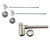 Mountain Plumbing Lavatory Supply Kit - Brass Oval Handle with 1/4 Turn Ball Valve - Angle, Bottle Trap - Unlacquered Brass - MT8002-NL/ULB