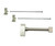 Mountain Plumbing Lavatory Supply Kit - Contemporary Square Handle with 1/4 Turn Ceramic Disc Cartridge Valve - Angle, Square Bottle Trap - Stain Chrome - MT7001-NL/SC