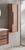 Lucena Sonik Tall Linen Cabinet - 14 Inch W x 48 Inch H x 11.28 Inch D - Grey/Ceniza Color With Quarzo Handle - 72089