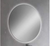 Lucena Bath  87408 28" Liss Round Wall Mirror with LED Backlit