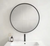 Lucena Alexa Wall Mirror 36" Diameter - Black Color - 87649
