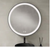 Lucena Alexa Wall Mirror with LED, Sensor and Antifog 28" Diameter - Black Color - 87669