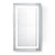 Krugg 24 Inch X 42 Inch LED Medicine Cabinet w/Dimmer & Defogger - Left Hinged - Svange2442L
