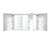 Krugg 66 Inch X 42 Inch LED Medicine Cabinet w/Dimmer & Defogger - Right Hinge on Middle Door - Svange6642DLRR