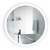 Krugg 32 Inch LED Round Wall Mount Bathroom Mirror - Sol32