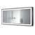 Krugg Soho6030B 60" X 30" Black Soho LED Bathroom Mirror