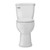 Fine Fixtures Oceana Basic Tank & Bowl with 12 Inch Rough Toilet - White - BTBN3W
