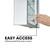 Fine Fixtures AMB2040-R 20 X 40 Right Hand Door Medicine Cabinet With Top Led