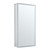 Fine Fixtures AME1530-L 15 Inch X 30 Inch Aluminum Medicine Cabinet With Framed Led - Left Hand