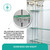 Fine Fixtures AME1530-R 15 Inch X 30 Inch Aluminum Medicine Cabinet With Framed Led - Right Hand