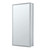 Fine Fixtures AME1530-R 15 Inch X 30 Inch Aluminum Medicine Cabinet With Framed LED Light - Right Hand