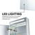 Fine Fixtures AMB2440-L Left Hand Door Medicine Cabinet With Top Led , 24 X 40