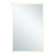 Fine Fixtures AME2030-L Aluminum Medicine Cabinet With Framed Led - Left Hand - 20 Inch x 30 Inch