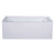 Fine Fixtures BTA104-L Bathtub With Apron - Left Hand - 30 Inch X 60 Inch X 21 1/2 Inch