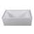 Fine Fixtures BTA104-L Bathtub With Apron - Left Hand - 30 Inch X 60 Inch X 21 1/2 Inch