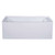 Fine Fixtures Bathtub With Apron - Left Hand - 54 Inch X 30 Inch X 21.5 Inch - BTA107-L