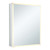 Fine Fixtures AME2430-L Aluminum Medicine Cabinet With Framed Led - Left Hand - 24 Inch X 30 Inch