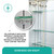 Fine Fixtures Aluminum Medicine Cabinet 2 Door With Framed LED Light - 30 Inch X 36 Inch - AME3036